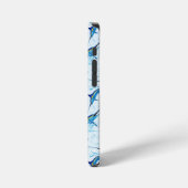 Coque iPhone 12 Mini Marlin Bleu Jaillissant de l'Océan (Côté gauche)