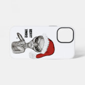Coque iPhone 12 Mini Mauvais Alien , Noël Lourd ! (Verso Horizontal)