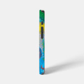 Coque iPhone 12 Mini méduse, océan, mer (Côté gauche)