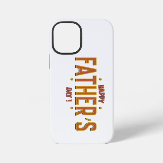 Coque iPhone 12 Mini Meilleur Papa du Monde | Étui pour iPhone Case-Mat (Verso)