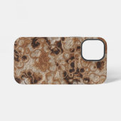 Coque iPhone 12 Mini Métal rouillé abstrait (Verso Horizontal)