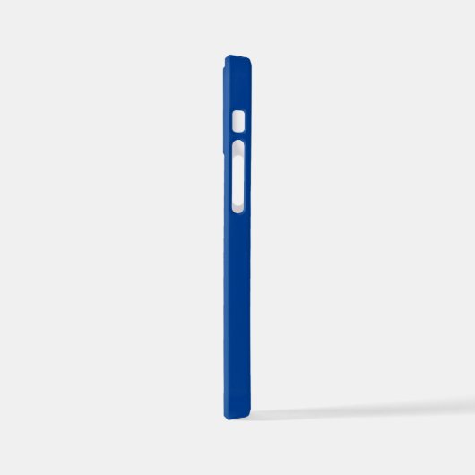 COQUE iPhone 12 MINI MODÈLE DE TEXTE D'IMAGE BLEU MODERNE MODIFIABLE (Côté gauche)