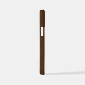 COQUE iPhone 12 MINI MODÈLE DE TEXTE D'IMAGE BROWN SIMPLE MODERNE (Côté droit)