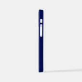 COQUE iPhone 12 MINI MODERNE ÉDITABLE CUTE MARINE BLEU IMAGE MODÈLE TEX (Côté gauche)