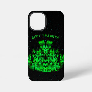 Coque iPhone 12 Mini Monstre de Flamme dans le Ciel Étoilé