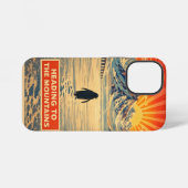 Coque iPhone 12 Mini montagne du manchot  (Verso Horizontal)