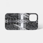 Coque iPhone 12 Mini Motif de BATIK moderne (Verso Horizontal)