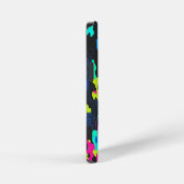 Coque iPhone 12 Mini Motif de camouflage néon (Côté droit)