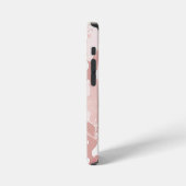 Coque iPhone 12 Mini Motif de camouflage rose (Côté gauche)
