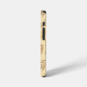 Coque iPhone 12 Mini Motif de feuilles tropicales 6 (Côté gauche)
