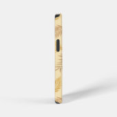 Coque iPhone 12 Mini Motif de feuilles tropicales 6 (Côté droit)