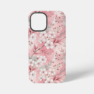 Coque iPhone 12 Mini Motif de fleurs Sakura rose
