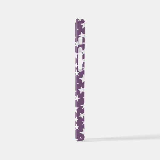 Coque iPhone 12 Mini Motif de répétition Star (Côté gauche)