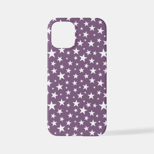 Coque iPhone 12 Mini Motif de répétition Star (Verso)
