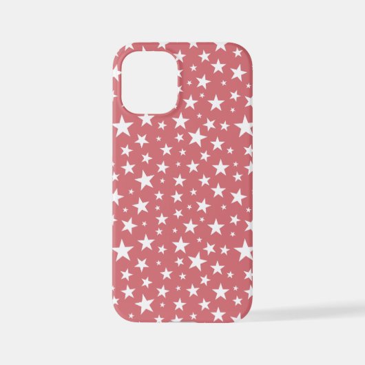 Coque iPhone 12 Mini Motif de répétition Star (Verso)