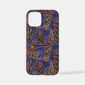 Coque iPhone 12 Mini Motif d'impression Leopard et Zebra (Verso)