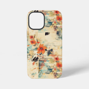 Coque iPhone 12 Mini Motif floral vintage (2)