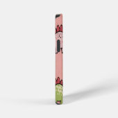 Coque iPhone 12 Mini Motif transparent de dinosaure mignon (Côté droit)