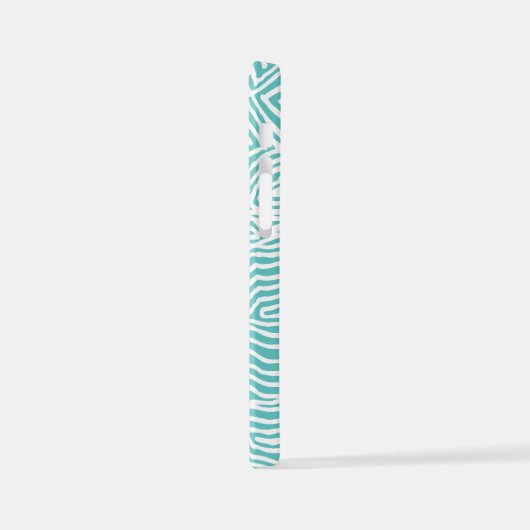 Coque iPhone 12 Mini Motif turquoise (Côté gauche)