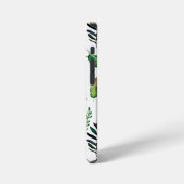 Coque iPhone 12 Mini Nature botanique du feuillage vert (Côté gauche)