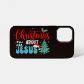 Coque iPhone 12 Mini Noël est tout sur Jésus-43687 (Verso Horizontal)