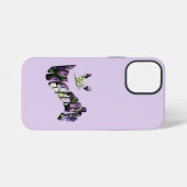 Coque iPhone 12 Mini Nom floral Wendy, (Verso Horizontal)