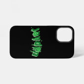 Coque iPhone 12 Mini Nom Jayden Vert, (Verso Horizontal)