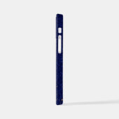 Coque iPhone 12 Mini Nom monogrammé pailleté élégant (Côté gauche)