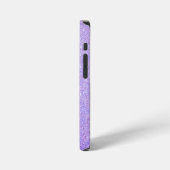 Coque iPhone 12 Mini Nom monogrammé pailleté élégant (Côté gauche)