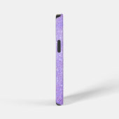 Coque iPhone 12 Mini Nom monogrammé pailleté élégant (Côté droit)