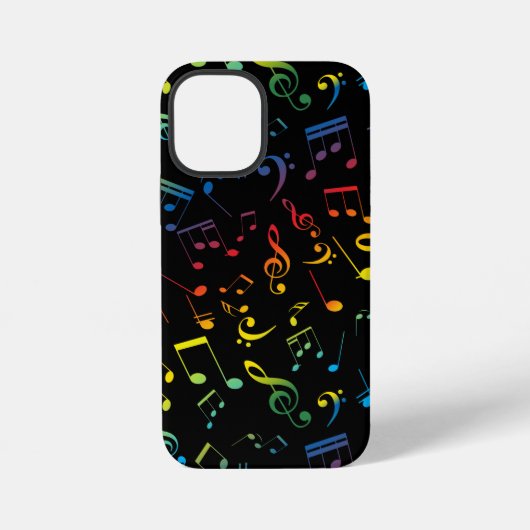 Coque iPhone 12 Mini Notes de musique 5 (Verso)