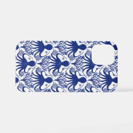 Coque iPhone 12 Mini Octopus (light background) (Verso Horizontal)