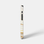 Coque iPhone 12 Mini "Opulent Gold and Cream Marble Swirls" (Côté gauche)