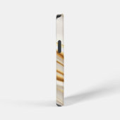 Coque iPhone 12 Mini "Opulent Gold and Cream Marble Swirls" (Côté droit)