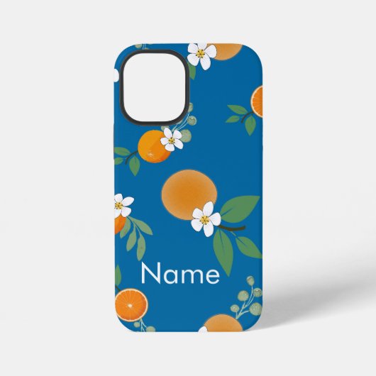 Coque iPhone 12 Mini orange blossom cell phone case (Verso)
