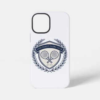 Coque iPhone 12 Mini Padel Tennis Club Aesthetic Custom Name Bag Tag