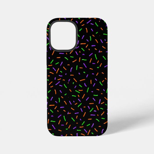 Coque iPhone 12 Mini Paillettes Effrayantes (Verso)