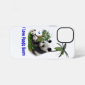 Coque iPhone 12 Mini Panda Bears (Verso Horizontal)
