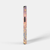Coque iPhone 12 Mini Papillon Rose Gold Paillettes Design Abstrait (Côté droit)