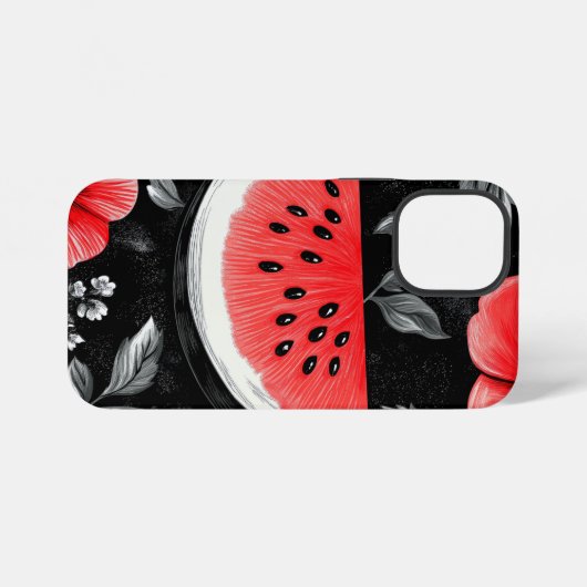 Coque iPhone 12 Mini Pastèque de Palestine (Verso Horizontal)