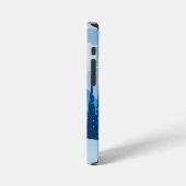 Coque iPhone 12 Mini Paysage hivernal avec neige (Côté gauche)