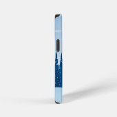 Coque iPhone 12 Mini Paysage hivernal avec neige (Côté droit)