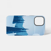 Coque iPhone 12 Mini Paysage hivernal avec neige (Verso Horizontal)