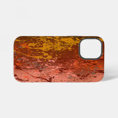 Coque iPhone 12 Mini Peach Flurry (Verso Horizontal)