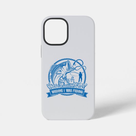 Coque iPhone 12 Mini Pêchant en rêve (Verso)