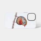 Coque iPhone 12 Mini Pekin Robin Bird (Leiothrix lutea) (Verso Horizontal)