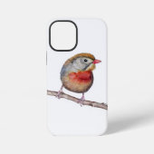 Coque iPhone 12 Mini Pekin Robin Bird (Leiothrix lutea) (Verso)