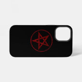 Coque iPhone 12 Mini Pentagram Red Devil (Verso Horizontal)