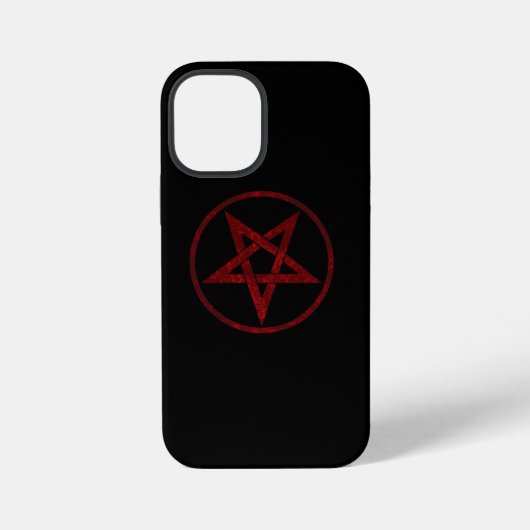 Coque iPhone 12 Mini Pentagram Red Devil (Verso)
