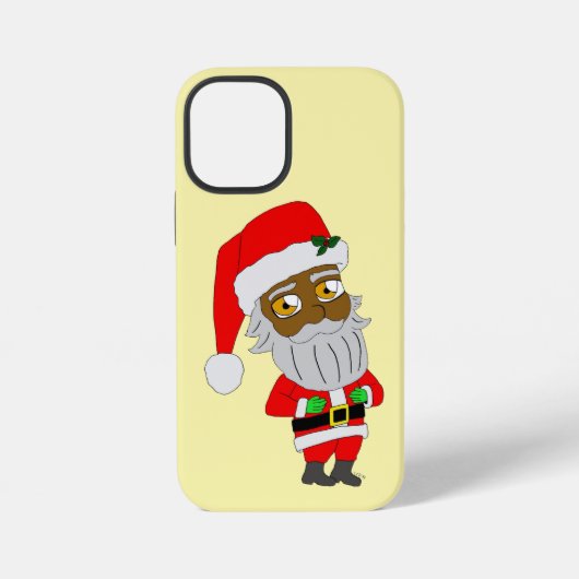 Coque iPhone 12 Mini Père Noël Chibi (Verso)
